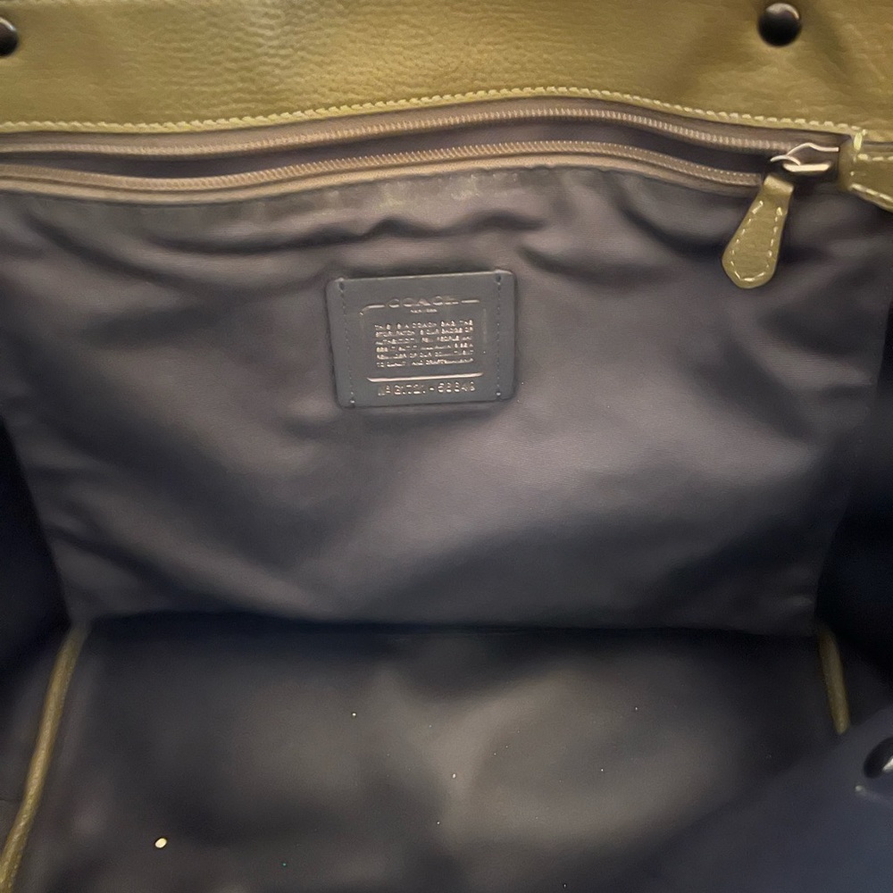 Coach leather handbag